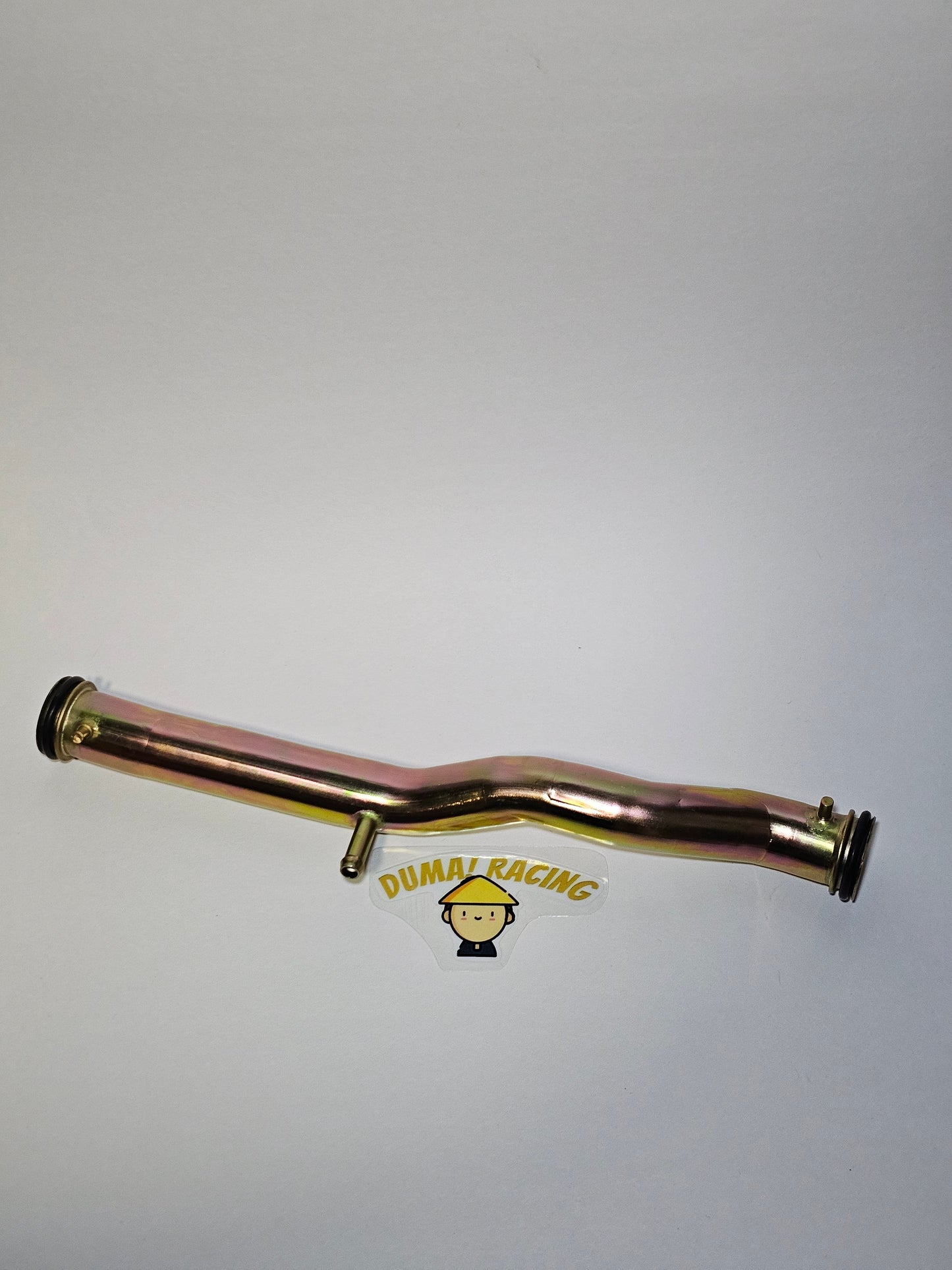 Rear Coolant Pipe – D16Y7/Y8 (96–00 Civic) w/ Yellow Zinc Thermostat Bolts