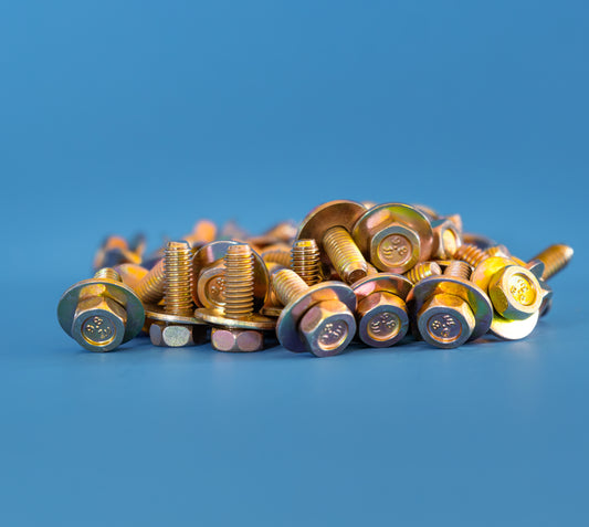 Japanese Yellow Zinc 10MM bolt