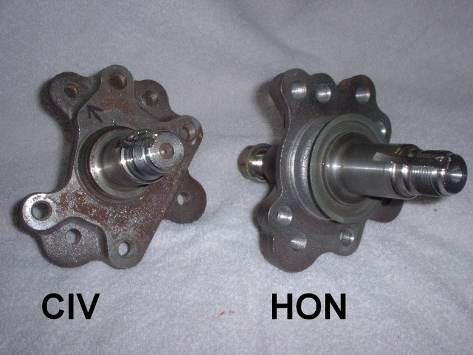 Honda Civic Rear Disc Swap Brackets (EG/EK) – 1992–2000 Drum-to-Disc Conversion